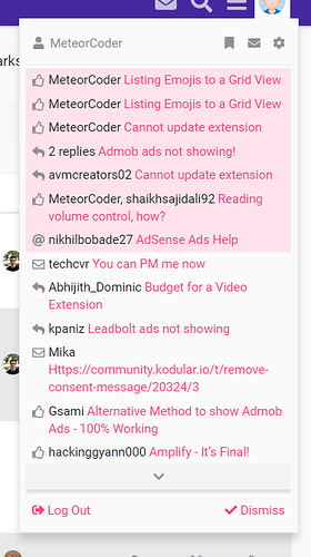 Strange Notification Bug - Bugs - Kodular Community