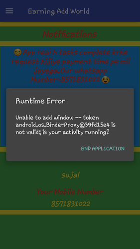Runtime error please tell me how to solve - Discuss - Kodular Community
