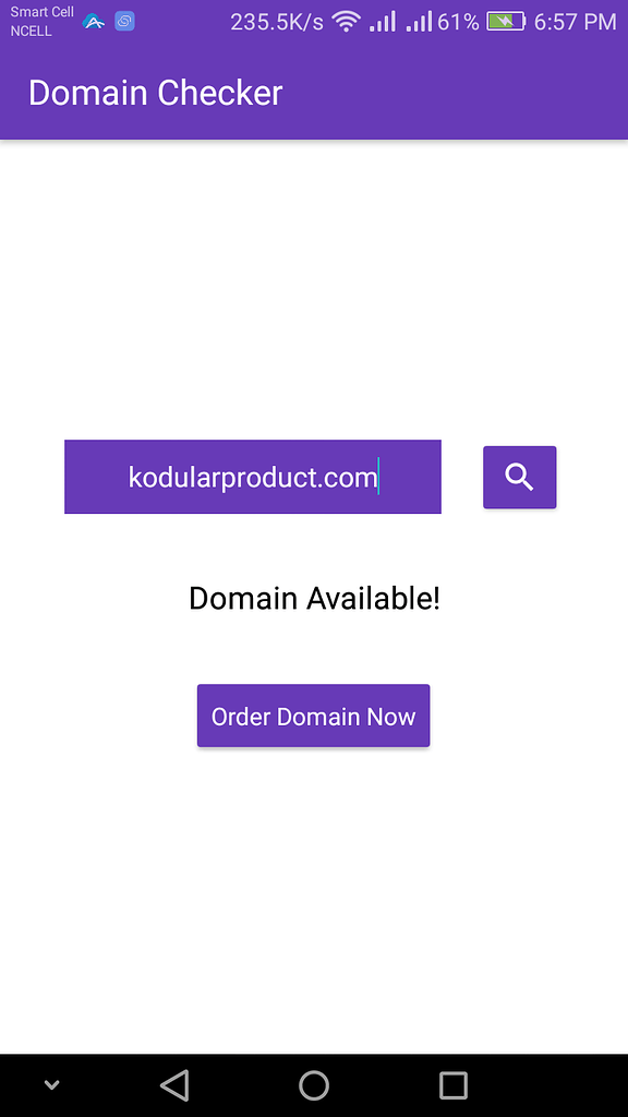 Domain Availability Checker Application with AIA - Koded Apps - Kodular ...