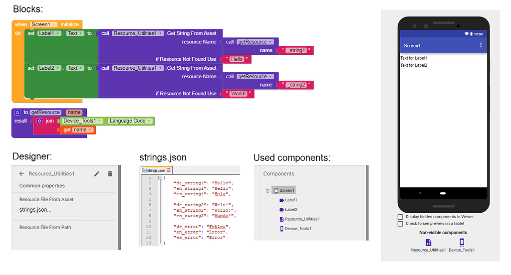 Resource Utilities - How to use the new component - Guides - Kodular ...