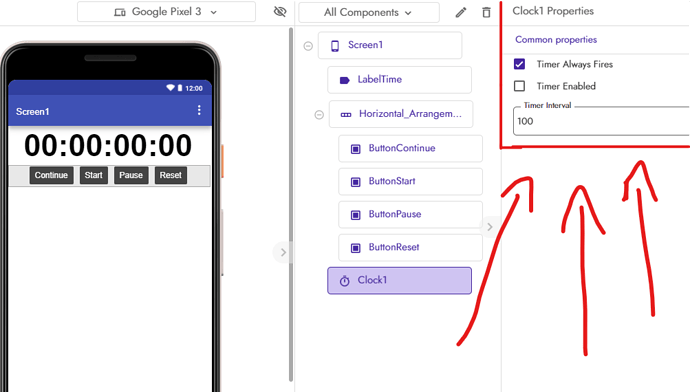 CronômetroConfiguração