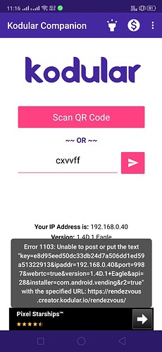 Error 1103