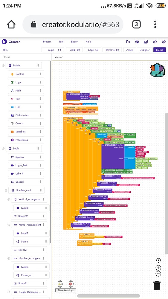 My app is not sending data to spreadsheet - Discuss - Kodular Community