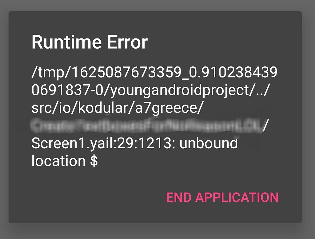 A verry weird runtime error - Discuss - Kodular Community