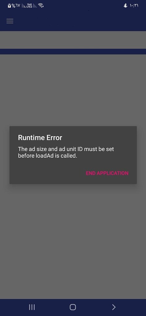 Ads approved but error - Ad Manager - Kodular Community