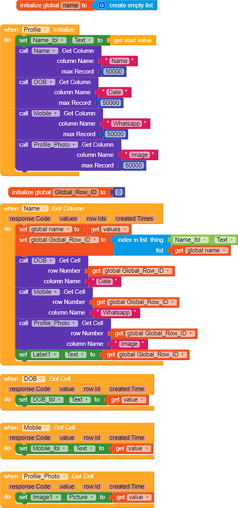 Get Row ID Blocks Not Work - Discuss - Kodular Community