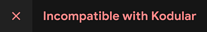 Isn't Kodular Compatible New