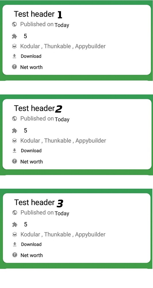 Listview with icon and text - Discuss - Kodular Community