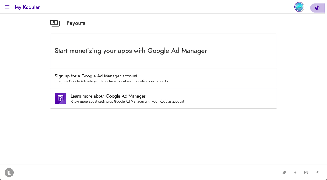 Impossible to create a Google ad Manager account - Discuss - Kodular ...