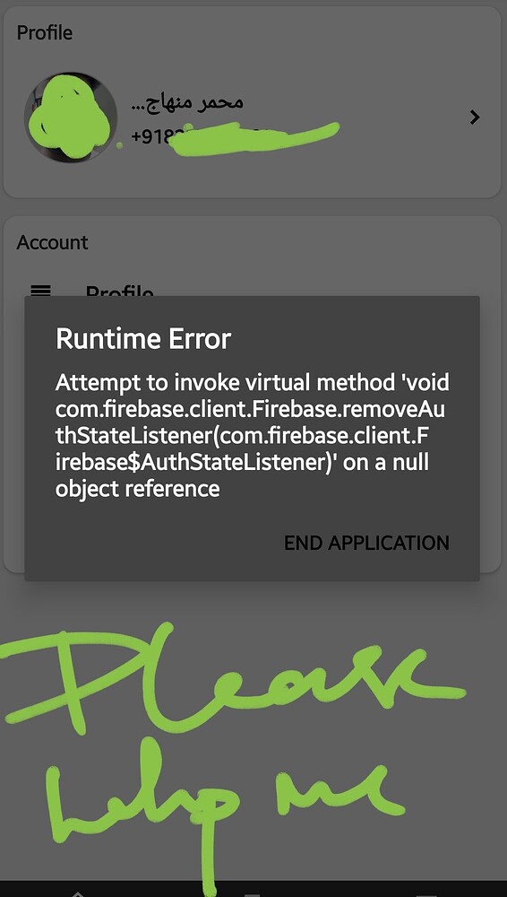 Runtime error in Firebase - Discuss - Kodular Community