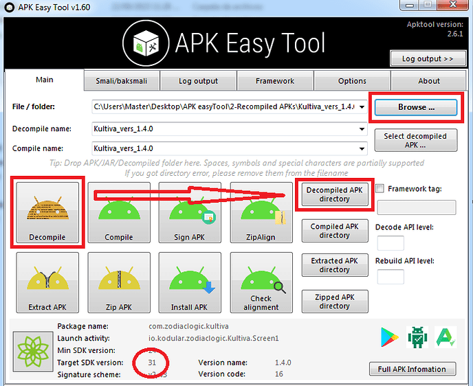 Change API level to 34 (Manually Compile AAB) - Guides - Kodular Community
