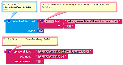 How to get internal storage path location - Discuss - Kodular Community