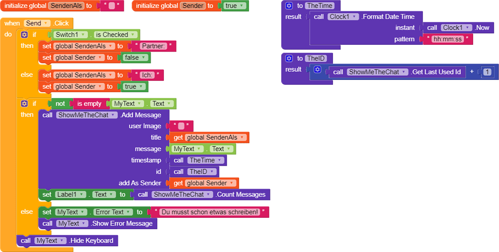 My Chat_view problem - Discuss - Kodular Community