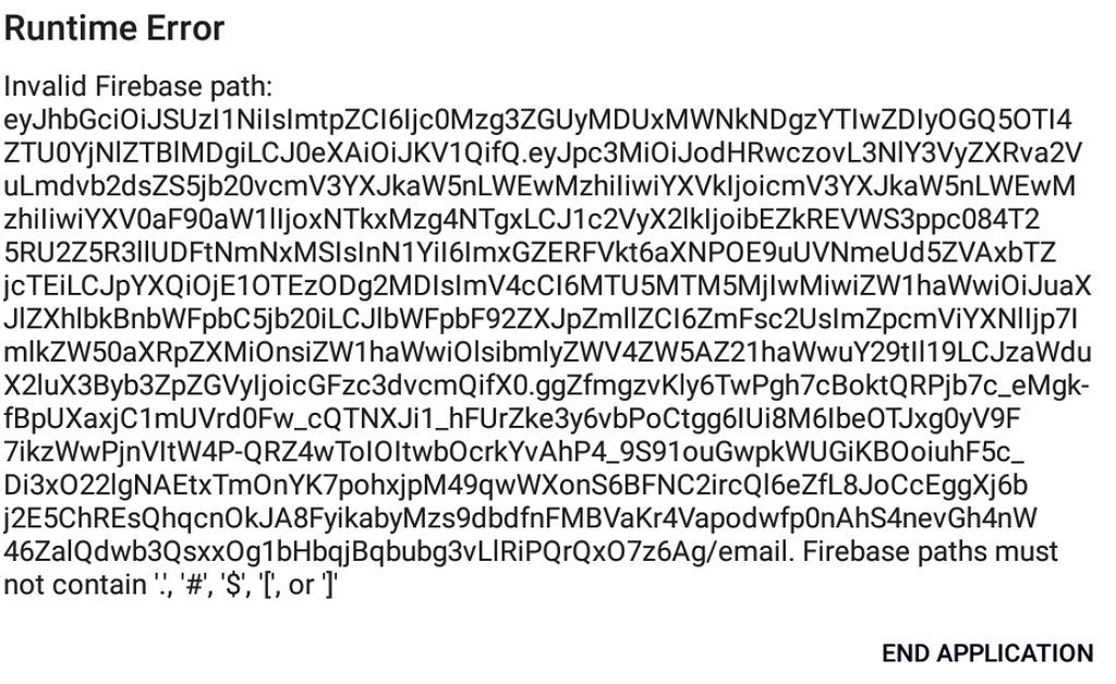 Need some help with Firebase and a error - Discuss - Kodular Community