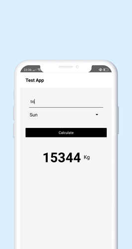 Weight calcualtor
