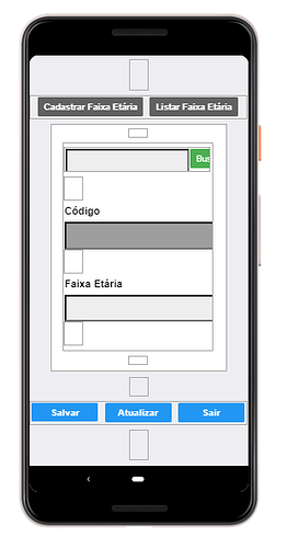 Designer Age Range Screen - Administrator