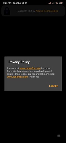 xenonfox passlight screenshot1