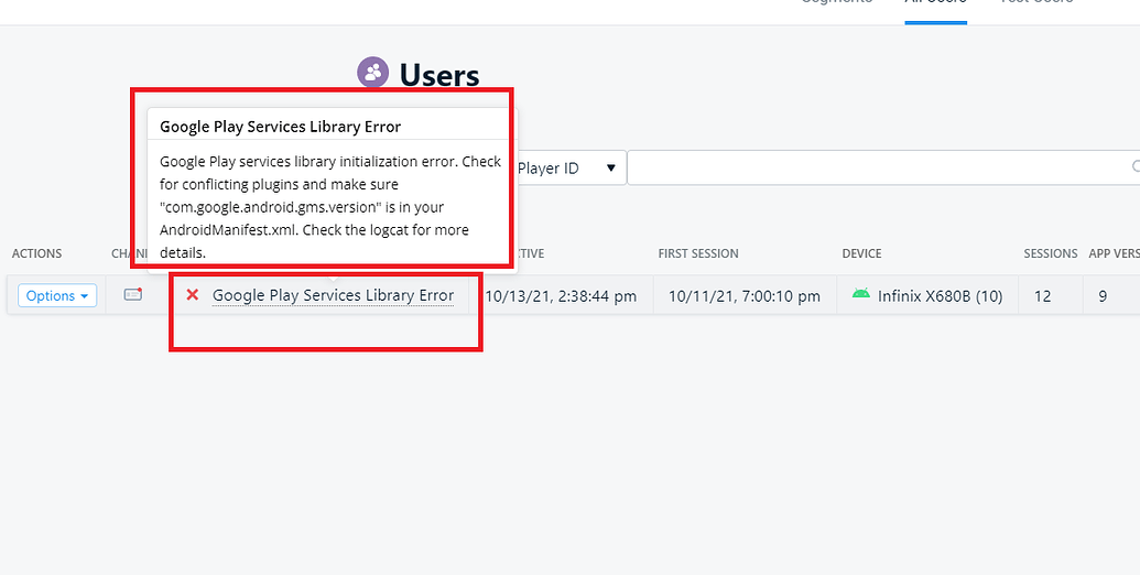 Push notification error - Discuss - Kodular Community