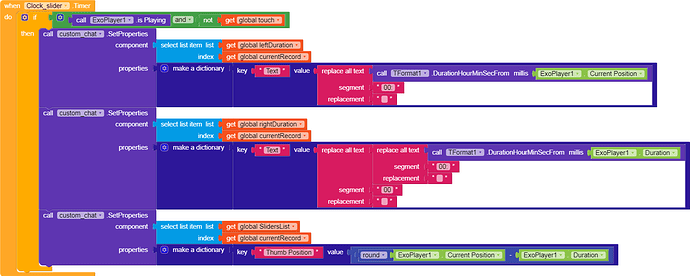 explayer duration with slider