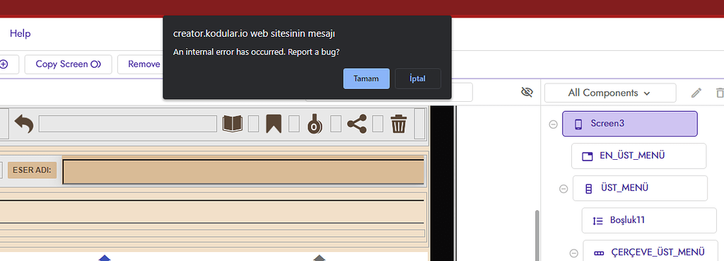 I'm getting an error when choosing a color - Discuss - Kodular Community