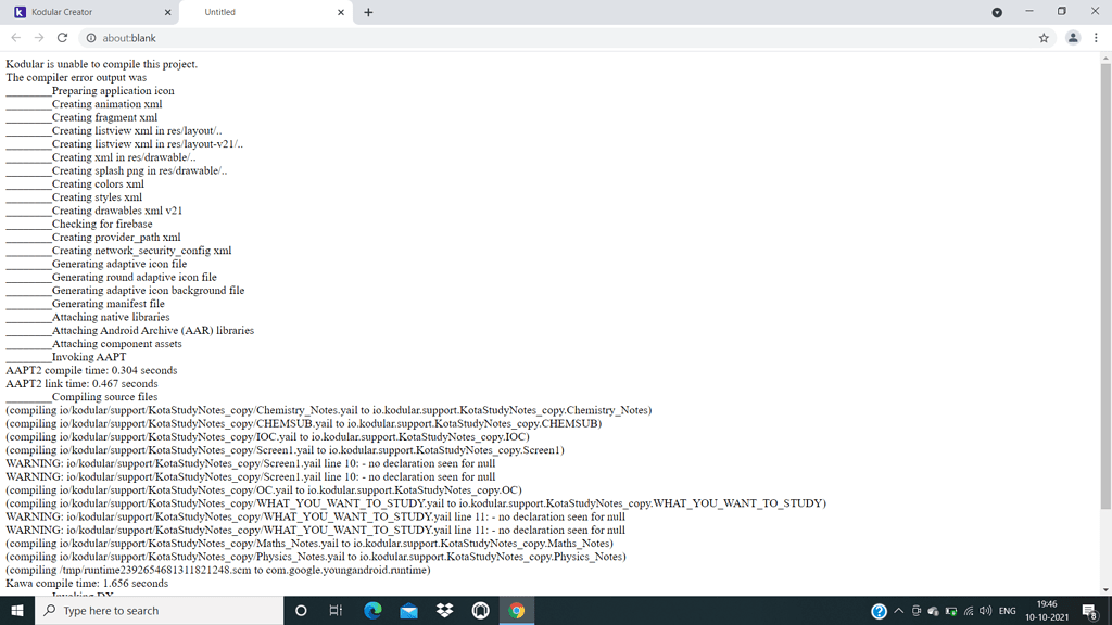 App not working after install - Discuss - Kodular Community