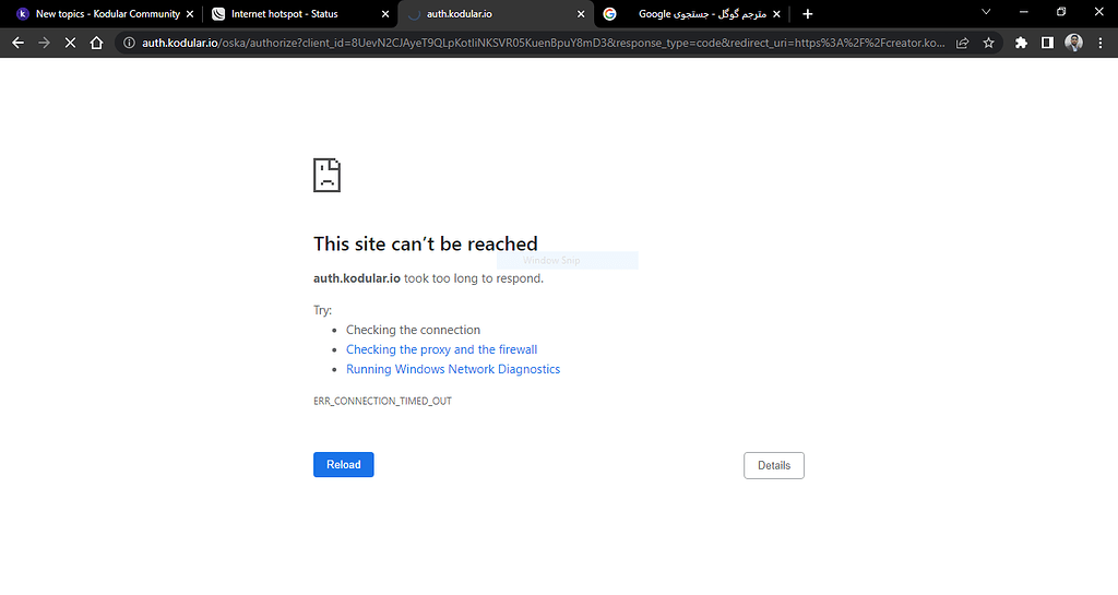 Why does the site not open? - Discuss - Kodular Community