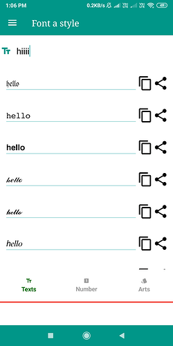 text