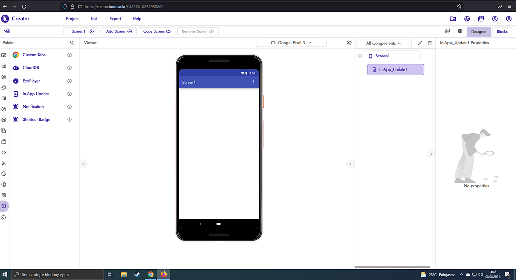 Kodular App Example In-app Update tutorial - Guides - Kodular Community