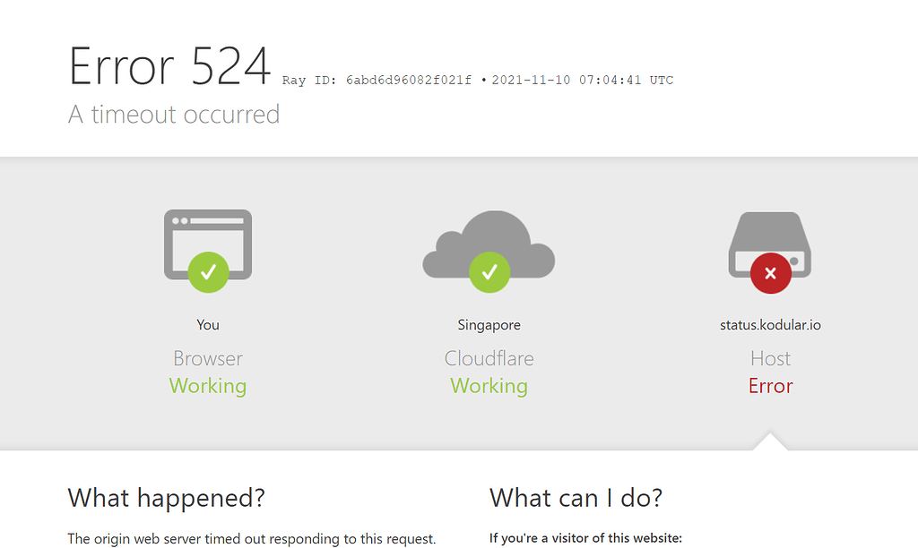 I think my Kodular Status is not working - Discuss - Kodular Community