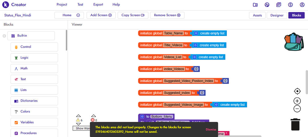 I Have A Error On My Kodular Creator please Help - Discuss - Kodular ...