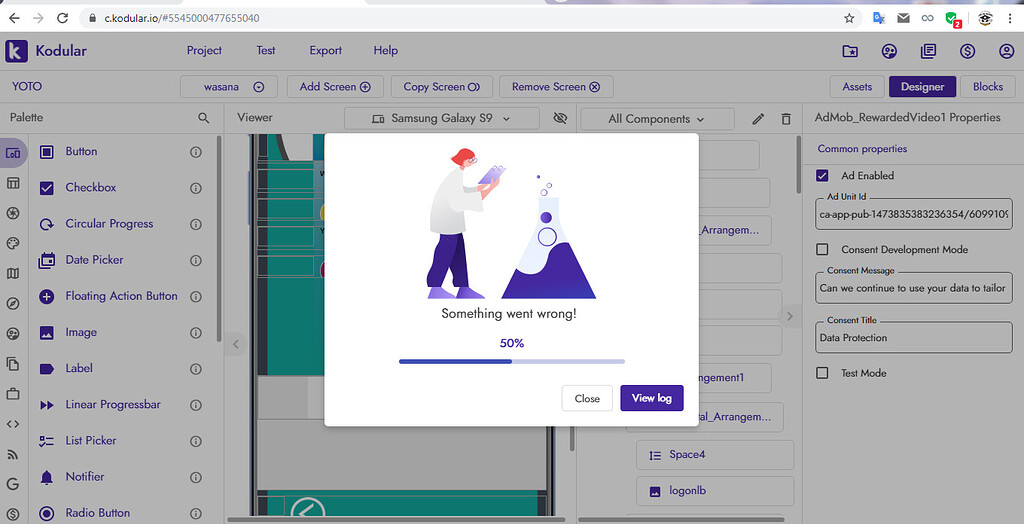 Please help to me to export my app in apk file, - Discuss - Kodular ...
