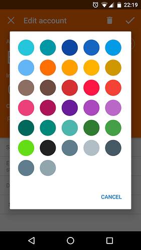 Palette Color picker