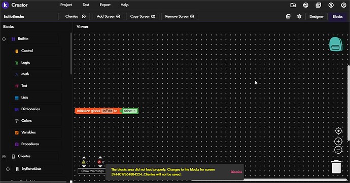 Kodular Creator - Google Chrome