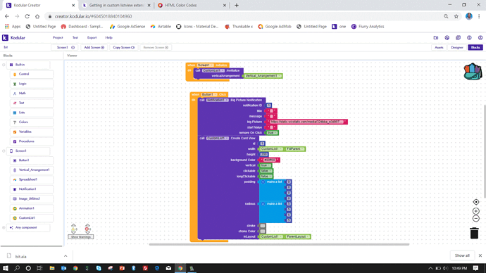 Getting error in custom listview extension - Discuss - Kodular Community