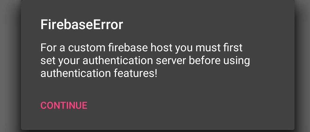 Firebase Error help - Discuss - Kodular Community