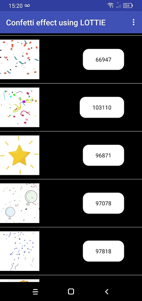 [AIA] Confetti animation screen - LOTTIE - Resources - Kodular Community