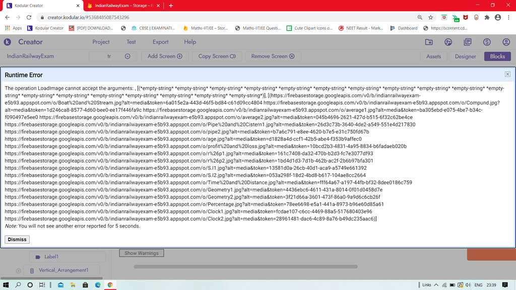 Getting this error Please help - Discuss - Kodular Community