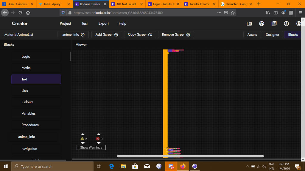 Performance mode bug - Bugs - Kodular Community