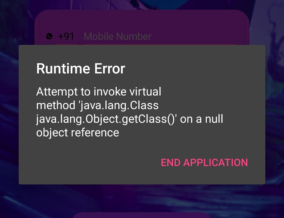 Please solve these runtime error - Discuss - Kodular Community