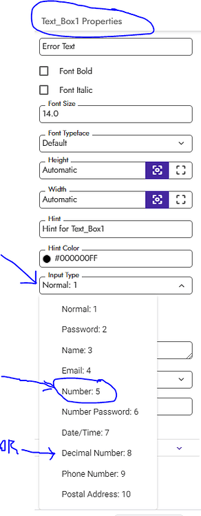 Textbox Number Only - Bugs - Kodular Community