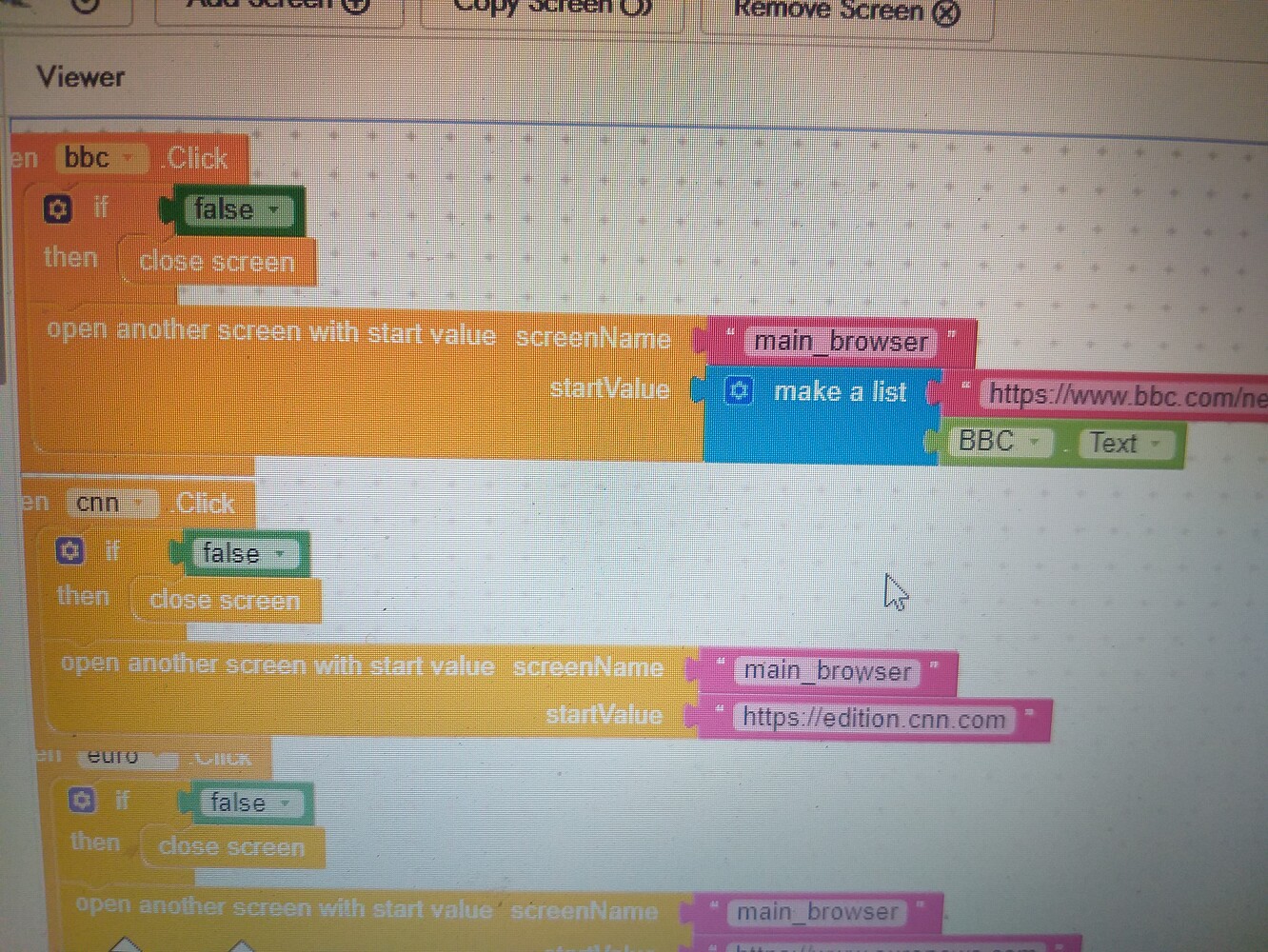 Open another screen with starting value - Discuss - Kodular Community