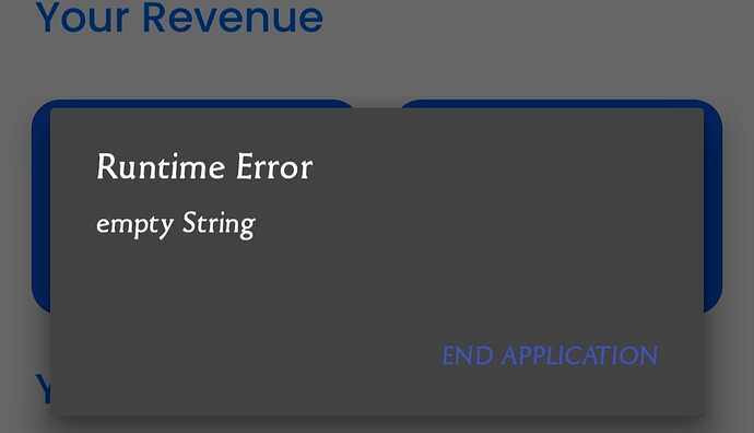 Why Firebase Runtime Error {Empty String} - Discuss - Kodular Community