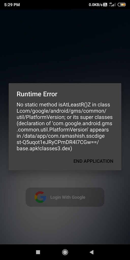 Firebase Auth Error - Discuss - Kodular Community