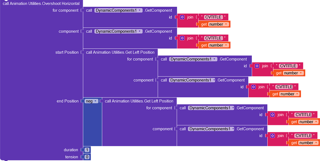 How to use animation overshoot component in dynamic component - Discuss ...