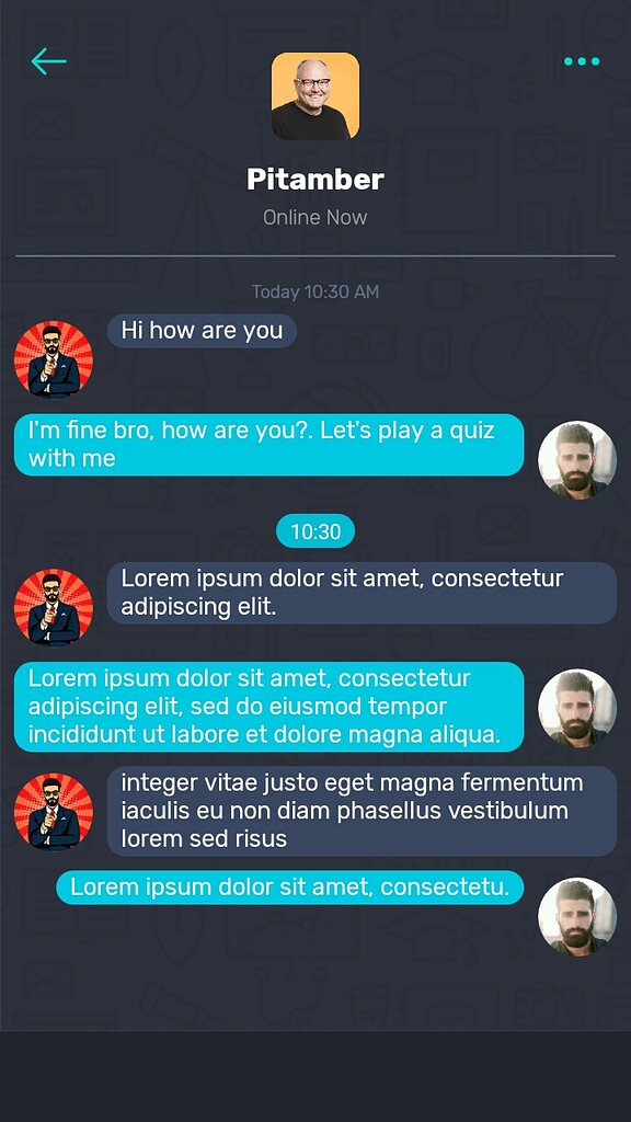 Chat view click,swipe,double tap not working - Discuss - Kodular Community