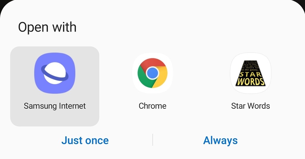 How to add app to Open with dialog - Discuss - Kodular Community