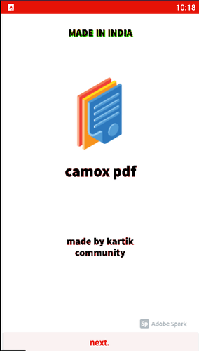splash screen shot