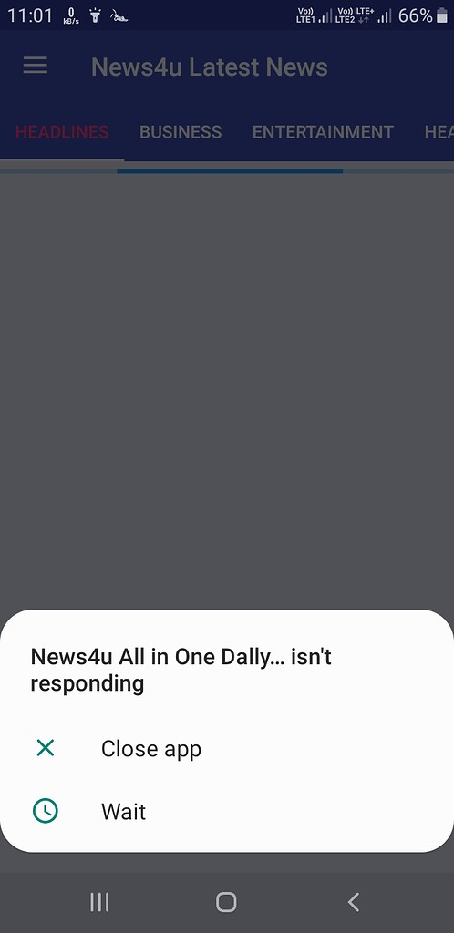 News api app not working properly - Discuss - Kodular Community