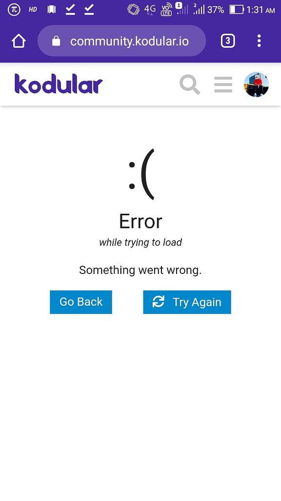 Can't get back to home! - Feedback - Kodular Community