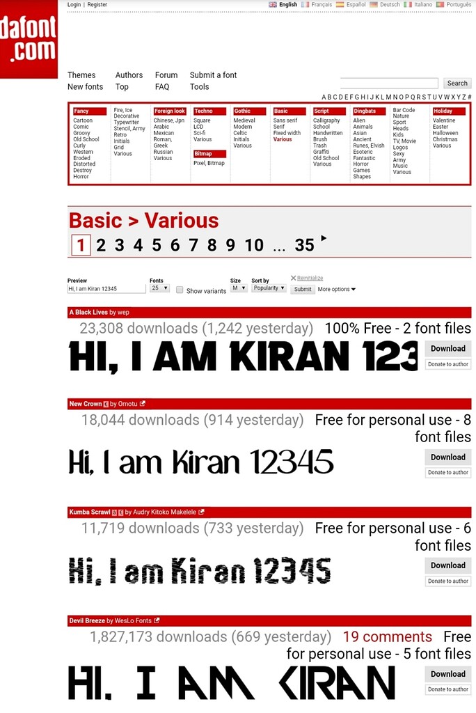 Get Free Fonts for Your Projects - Resources - Kodular Community